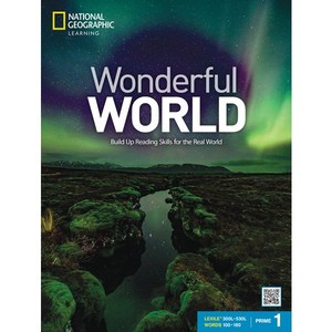 Wondeful WORLD PRIME 1 SB with App QR:Student Book with App QR Pactice Note Wokbook, A List