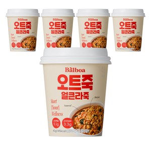 발보아 저당 오트밀 죽 얼큰라죽, 5개, 40g