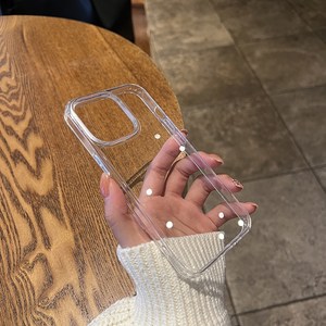 iPhone case15 아이폰 케이스 15 두꺼운 투명 전화 케이스