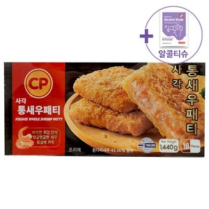 코스트코 CP 사각 통새우 패티 1440g +더메이런손소독제, 1개, 1.44kg