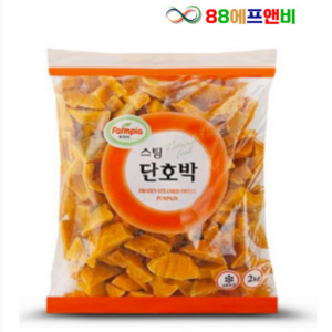 원하프냉동단호박2kg/팜피아, 2Kg, 1개