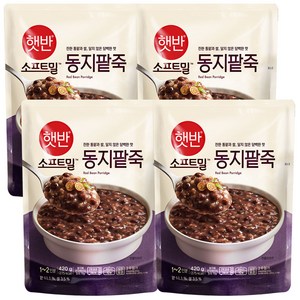 비비고 동지팥죽, 4개, 420g