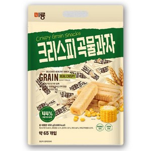 미룡 크리스피곡물과자 3봉 / 어른 어린이 영양간식, 650g, 3개