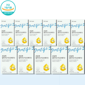 닥터린 초임계 알티지오메가3 1025mg 송중기오메가3 혈액순환 + 혈중지질 + 눈건조개선 식물성 홈쇼핑완판인기상품 비린내안나는 속냄새안나는 목넘김쉬운 코스트코, 11개월분