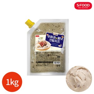 로젠치즈 무화과 월넛 크림치즈 1kg, 1개