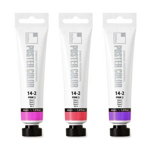 신한 포스터 컬러 물감 낱색 낱개 튜브형 40ml 전문가용, 튜브형 Indigo / 16