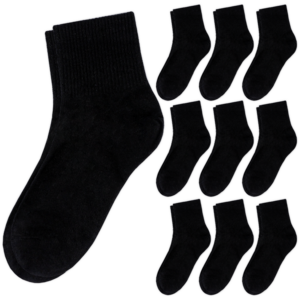 모할랩 무지 단목 양말 10 켤레 세트