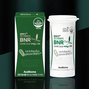 BNR17 락토바실러스 리뉴얼 비에날씬 프로 다이어트 유산균 김희선 유산균, 1박스, 30정