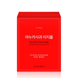 [1+1 특가] 생활속미 아누카사과 이지풀 맥주효모 서리태 비오틴 분말, [1]_아누카사과1+1박스, 1개, 30g