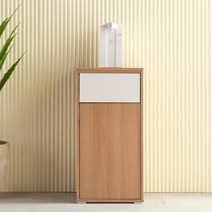 [룩홈] 슈비 1칸 휴지통수납장, 슈비1칸[오크화이트]