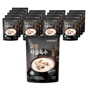 교동식품 사골육수, 500g, 36개