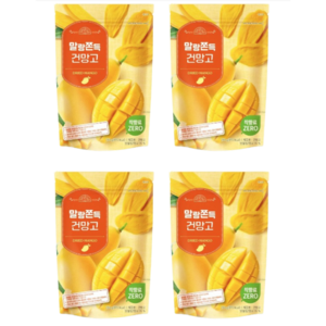 말랑 쫀득 건망고, 4개, 250g