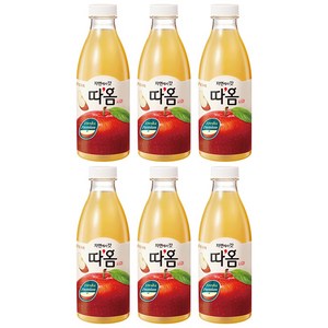 빙그레 따옴 사과 730ml 6개