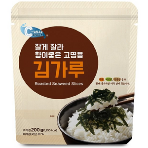 예맛 잘게 잘라 향이 좋은 고명용 김가루, 200g, 1개