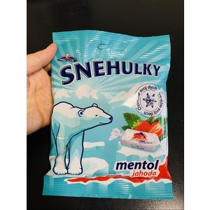 SNEHULKY 민트 북극곰 딸기 민트사탕 슬로바키아 90g, 1개