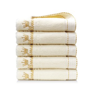 국내생산 먼지없는 수건 홀마크 금사스틱 30수 170g 자수 고급 호텔수건, 15개, 옐로우