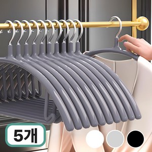 모아르 행거빔 미끄럼방지 어깨뿔방지 옷걸이, 그레이 (Grey), 1세트