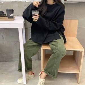 메이킹유 [가을겨울/이너티] 옆트임 포인트 기본 라운드 무지 긴팔 티셔츠 레이어드 이너 데일리 루즈핏 1890프라타티