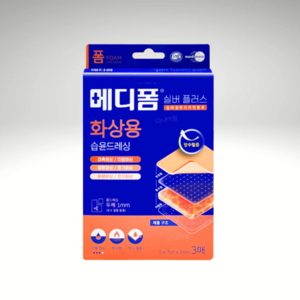 메디폼 실버플러스 화상용 5x7cmx1mm 3매입 화상상처 습윤드레싱 데인상처 방수필름, 2세트