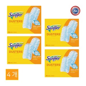 스위퍼 더스터180 먼지떨이 리필 18입 x4개, 혼합색상, 4개