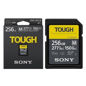 [소니정품]SF-M256T 터프 메모리 TOUGH SDXC UHS-II U3 V60 전용[256G]메모리, 256GB