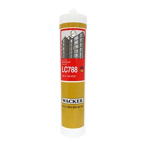 럭키 WACKER 실리콘 외장용 실란트 LC788 300ml (색상변경), 검정색, 1개