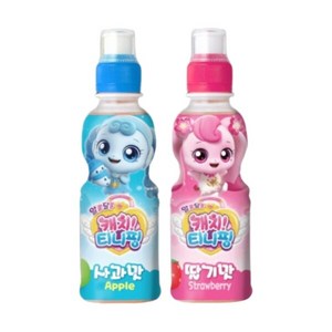 웅진 캐치티니핑 사과맛 200ml 24개 딸기맛 200ml 24개