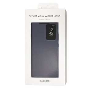 삼성 정품 갤럭시 S24 울트라 스마트 뷰 월렛 케이스 카드 수납 커버 EF-ZS928 (ST)