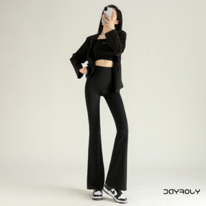 데이로리 여성 하이웨스트 시그니처 부츠컷 레깅스