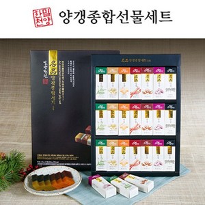 밀양한천 양갱 종합 세트 3호 + 쇼핑백, 1개, 945g