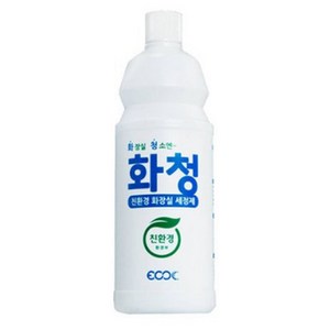 화청 1L 1개 화장실 청소 냄새 도구 욕실 변기 요석 물때 제거