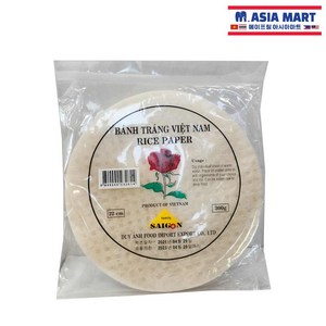 베트남 사이공 SAIGON 라이스 페이퍼 22cm 월남쌈 원형 300g / BANH TRANG CIRCLE RICE PAPER, 1개