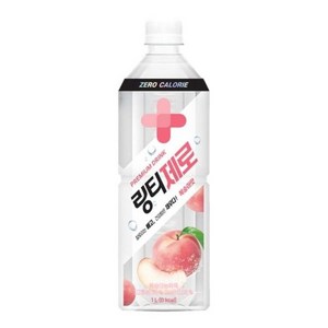 링티 제로 복숭아맛, 1L, 4개