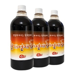 홍치마 대용량 헛개열매차 원액 엑기스 고농축 헛개수 나무 액상 1000ml 다홍치마, 1L, 3개