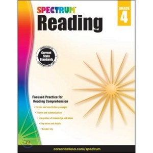 Spectrum Reading Workbook Grade 4