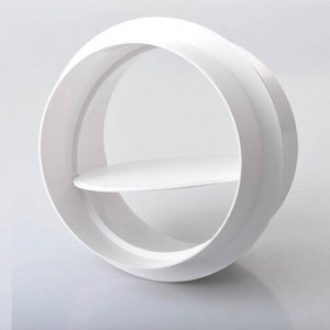 통풍구 차단 댐퍼 환기 체크 밸브 백 셔터 인라인 덕트 주방 가정용 그릴 100mm 150mm, 01 100mm, 1개