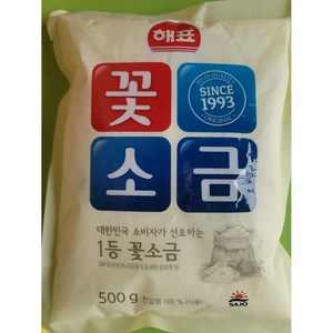 해표 꽃소금, 500g, 1개