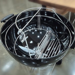 바베큐 스텐 야외 캠핑용 훈제 숯불 BBQ 행잉 후크그릴 hookgill, 1개