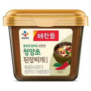 해찬들 물로만 끓여도 칼칼한 청양초 된장찌개양념, 450g, 1개