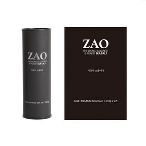 자오 골든솔트 간수뺀 천일염 미네랄소금 정수된 불순물제로 소금, 2개, 210g