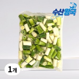 수산왕국 냉동 절단 대파, 1개, 1kg