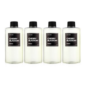 JSP디퓨저 500ML리필액 4개, 파우더머스크, 500ml