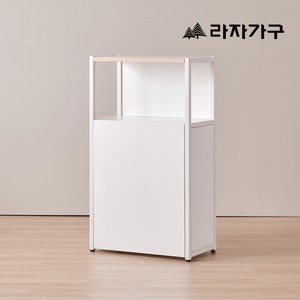 라자가구 세이지 3단 600 모듈 책장 수납형, 화이트