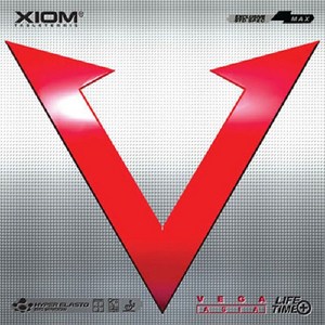 엑시옴 (XIOM) 베가 아시아 (VEGA ASIA) 탁구러버 / 강력한 스핀 성능과 높은 스피드의 전천후 공격형 HYPER ELASTO 러버, 적색(레드), 1개