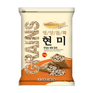 [삼원농산] 현미 5kg - 2024년산 햇 현미, 1개