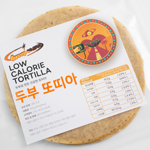 두부와 식이섬유로 만든 저칼로리 두부또띠아, 6개, 250g