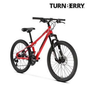[무료조립] 알톤 턴베리 테누토 어린이자전거 MTB 24인치 21단 디스크브레이크 서스펜션포크 어린이선물 초등학생자전거 MTB, 테누토_레드_완조립(98%), 1개