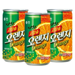 자연은 고칼슘 오렌지주스, 180ml, 60개