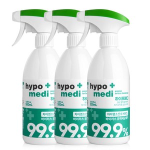 하이포메디 뿌리는 살균소독제, 500ml, 3개