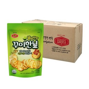 머거본 알싸한맛 꾸이한닢, 20g, 20개